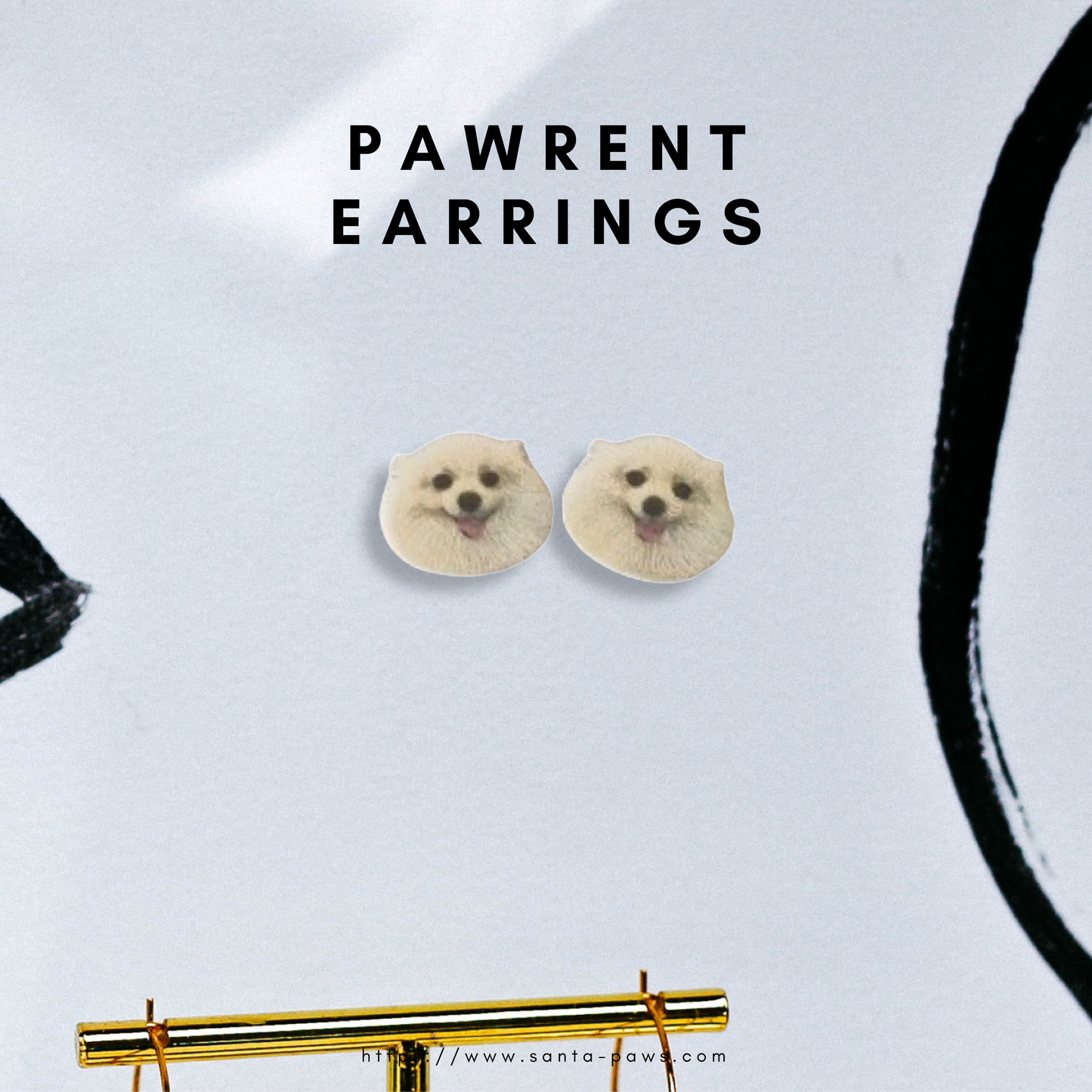 Pawrent Stud Earrings